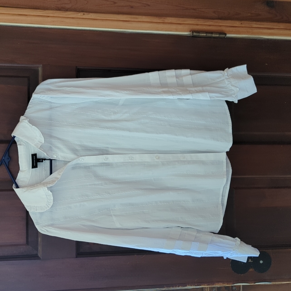 Who what wear white button up blouse